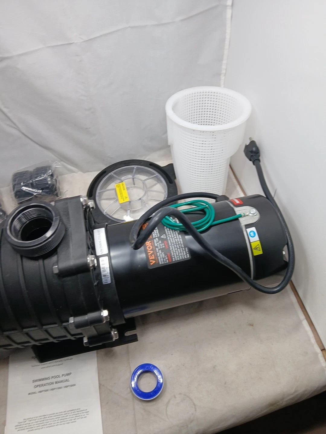 VEVOR HBP1500H Pool Pump NEW Open Box
