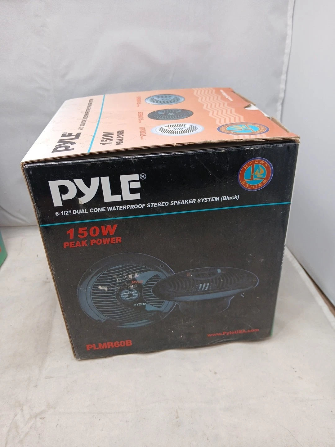 2-PK Pyle 6.5 Inch Dual Marine Speakers 2 Way Waterproof Weather Resistant 150W