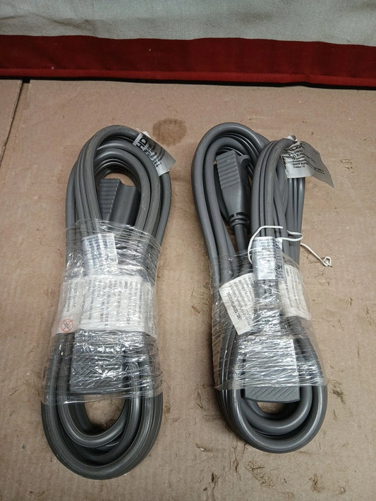 Pk of 2 HDX 9 ft. 12/3 20 Amp 250 Air Conditioner Extension Cord A/c 250v 9’ 12