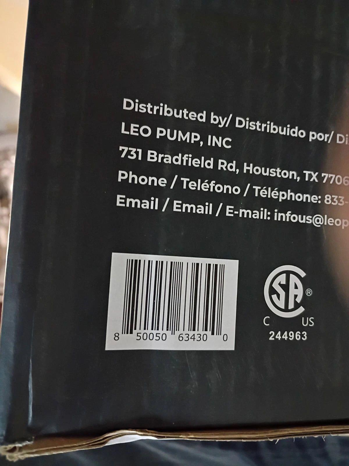 LEO UJm100-1 1 HP Shallow Well Jet Pump New Open Box