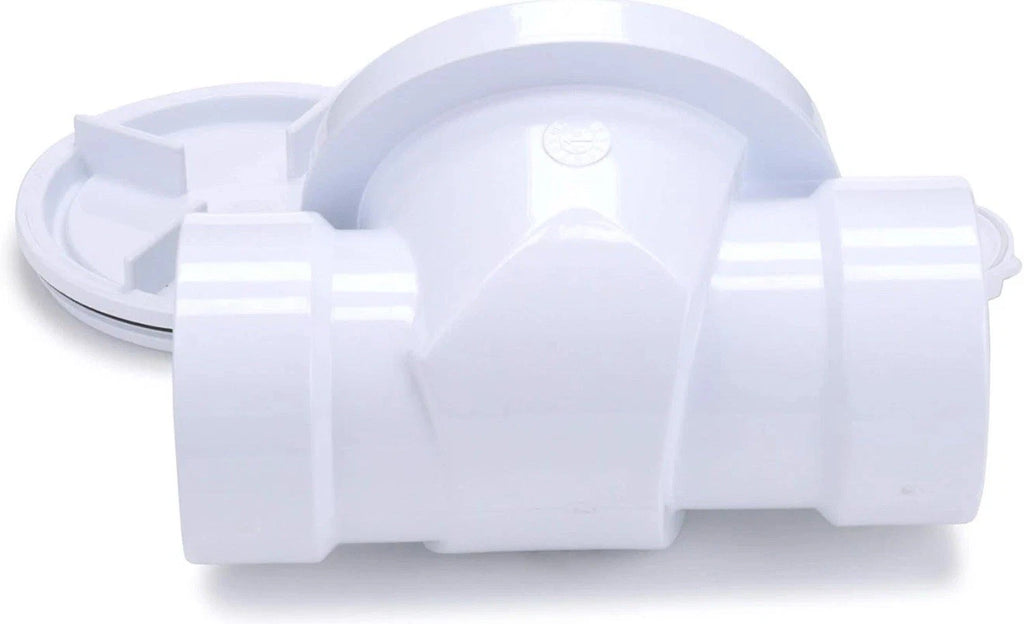 Oatey 4 In. PVC Backwater Valve, Sewage Backflow Preventer waste water back stop