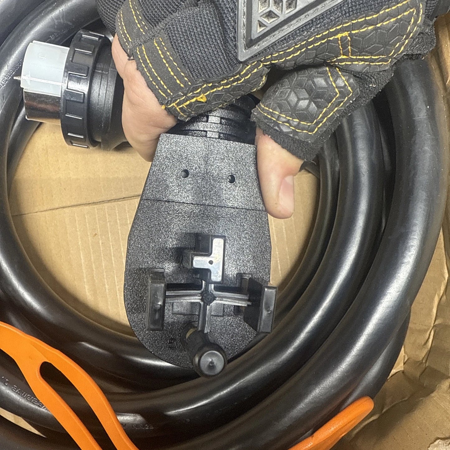 20 ft Generator Extension Cord 50 Amp N14-50P CS636 Locking Connector 20FT50ACZ