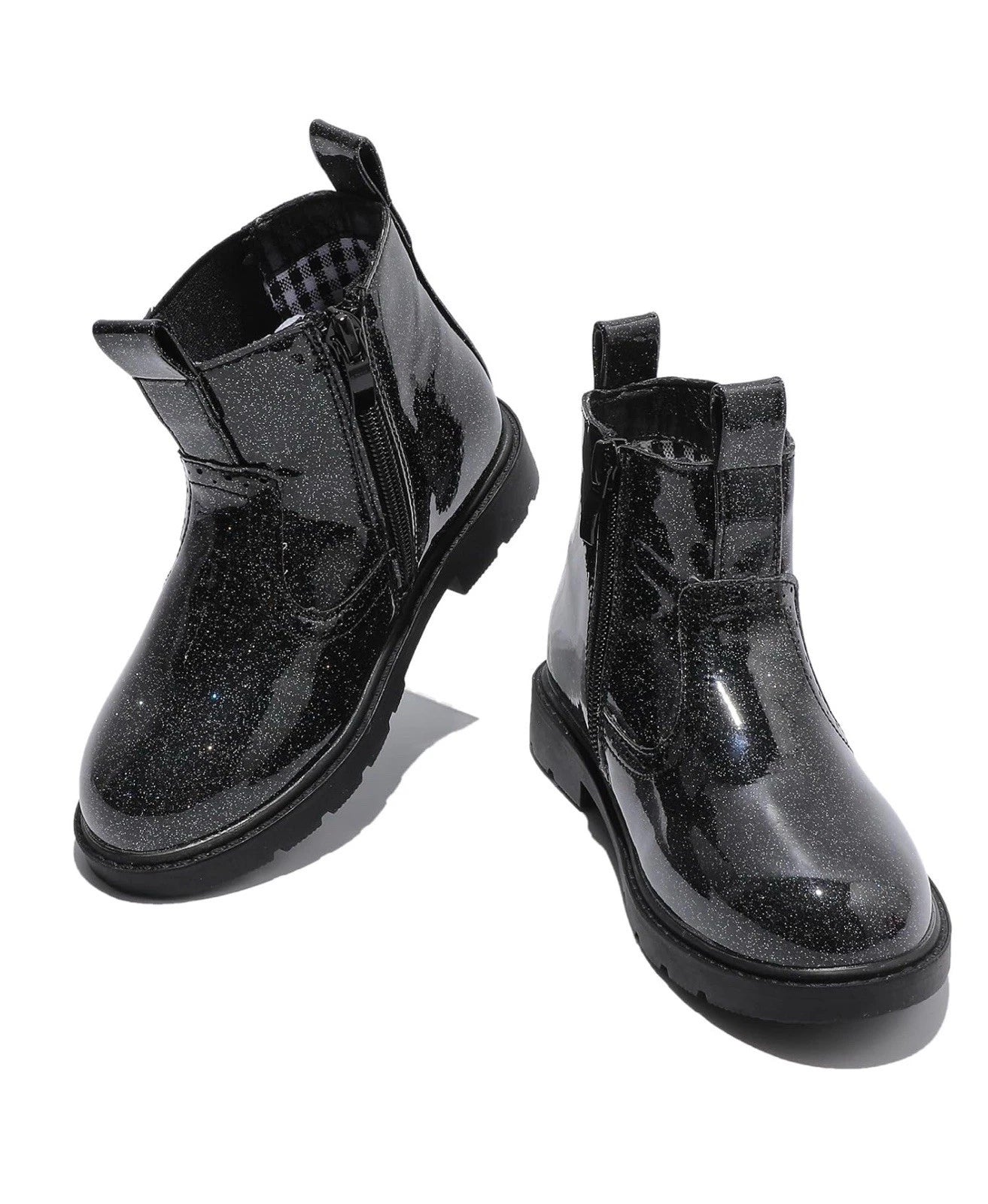 DADAWEN Toddler Size 5 Boots waterproof outdoor sidezipper comfort ankle booties