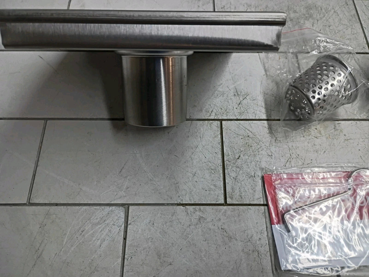 3pk OATEY Designline 6"x6" Square Shower Drain Grate - Stainless Steel Open Box