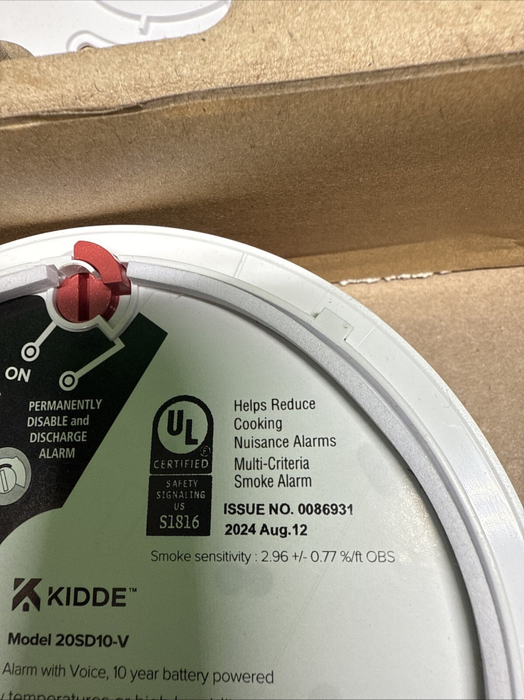 2-pack Kidde Detect 20SD10-V Smoke Alarm New Open Box