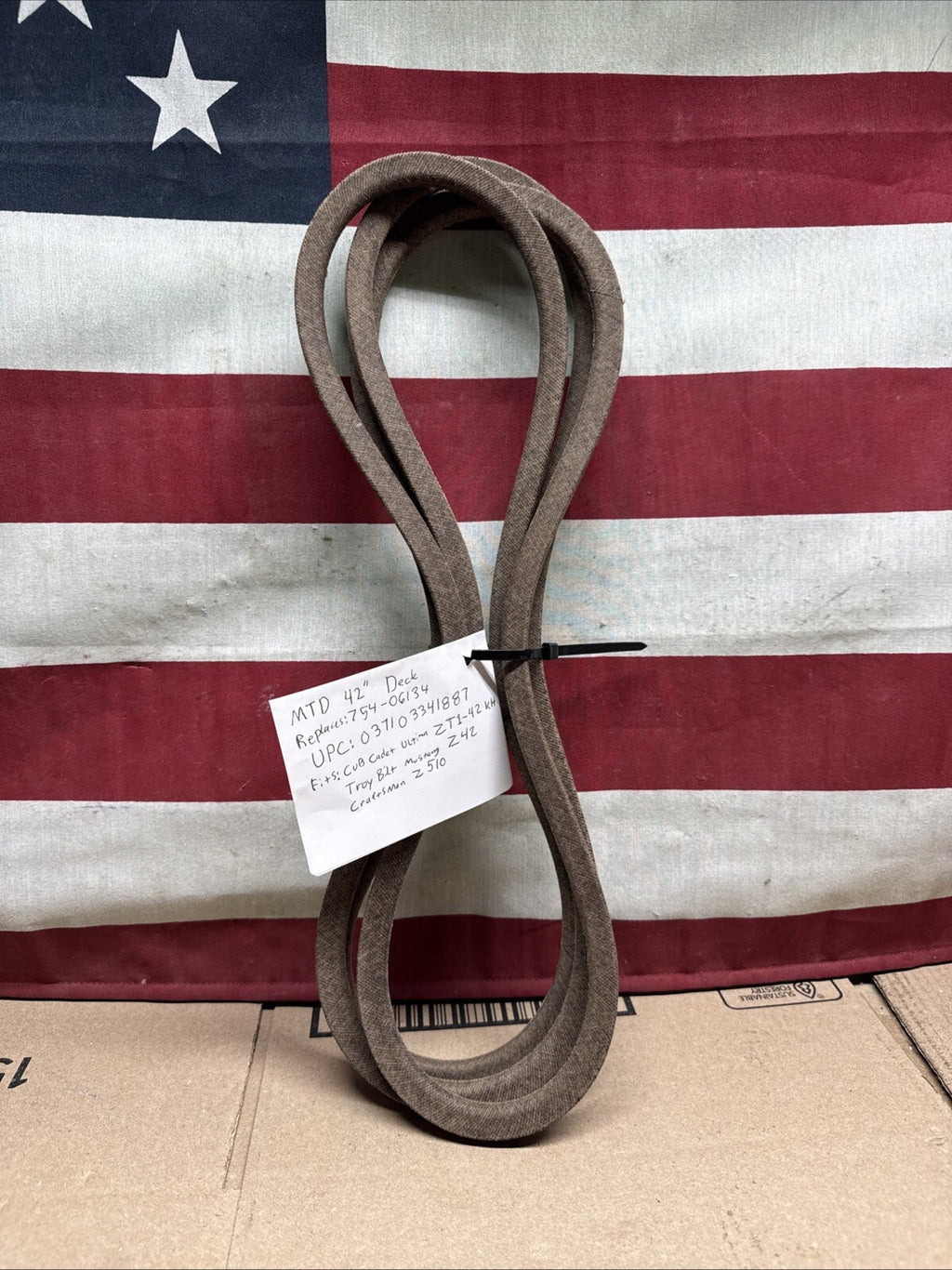 CUB CADET MTD ELITE OEM 42" RZT DECK DRIVE BELT 490-501-C081 754P06134 754-06134