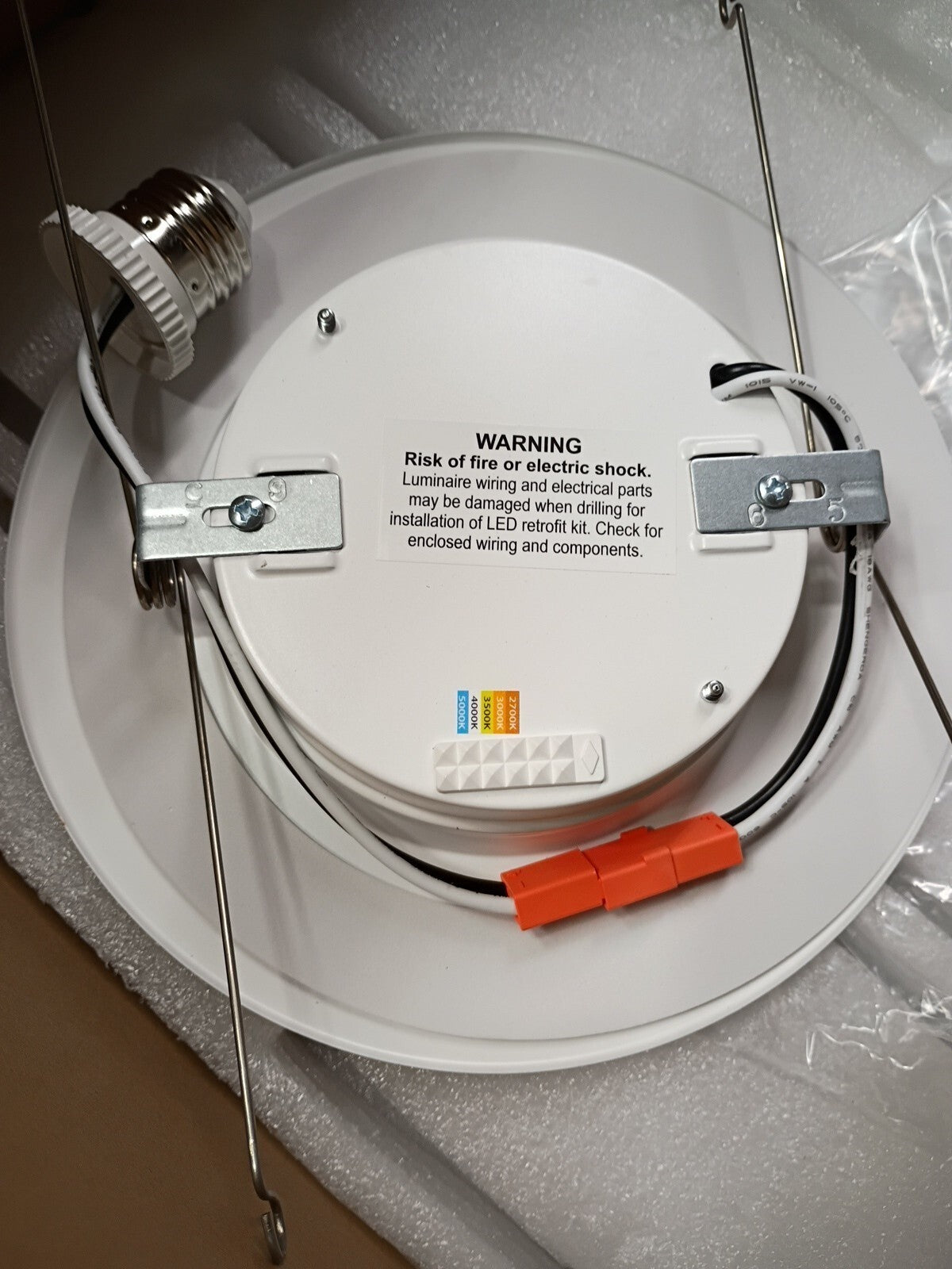 12 Pk round white LED Down Light ETI A01069301A  down light OPEN BOX