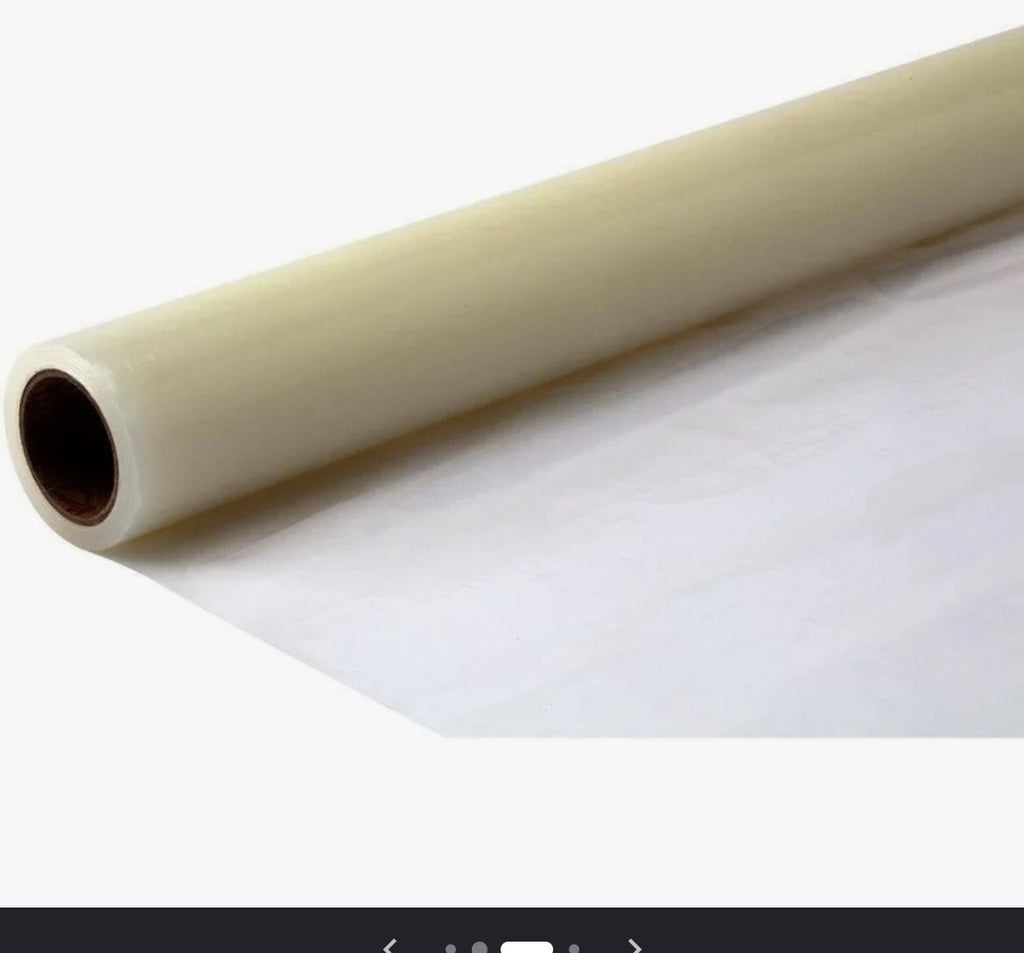QuicPrep 24 in. x 200 ft. Clear Self-Adhering Temporary Carpet Protection Film