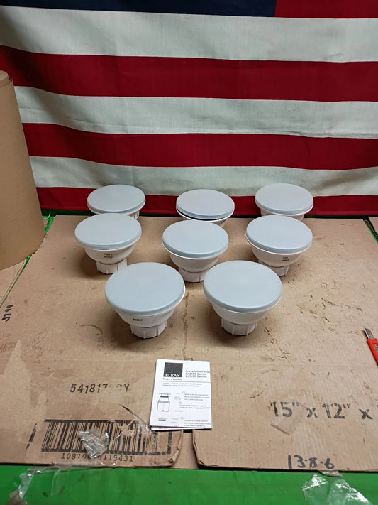Lot of 8 Elkay LKQS35BK Polymer Drain Fitting for 3-1/2 in. Sink Drain