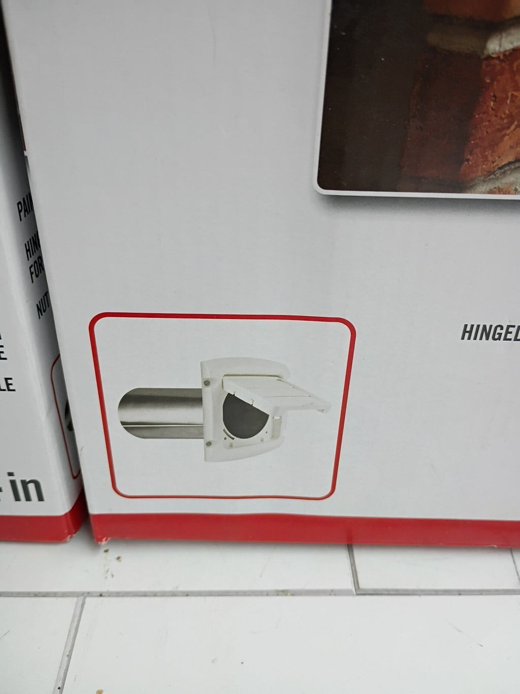2pk Everbilt Easy Access 4" Vent Hood. BHLH4WHD White NEW Open Box 591-999