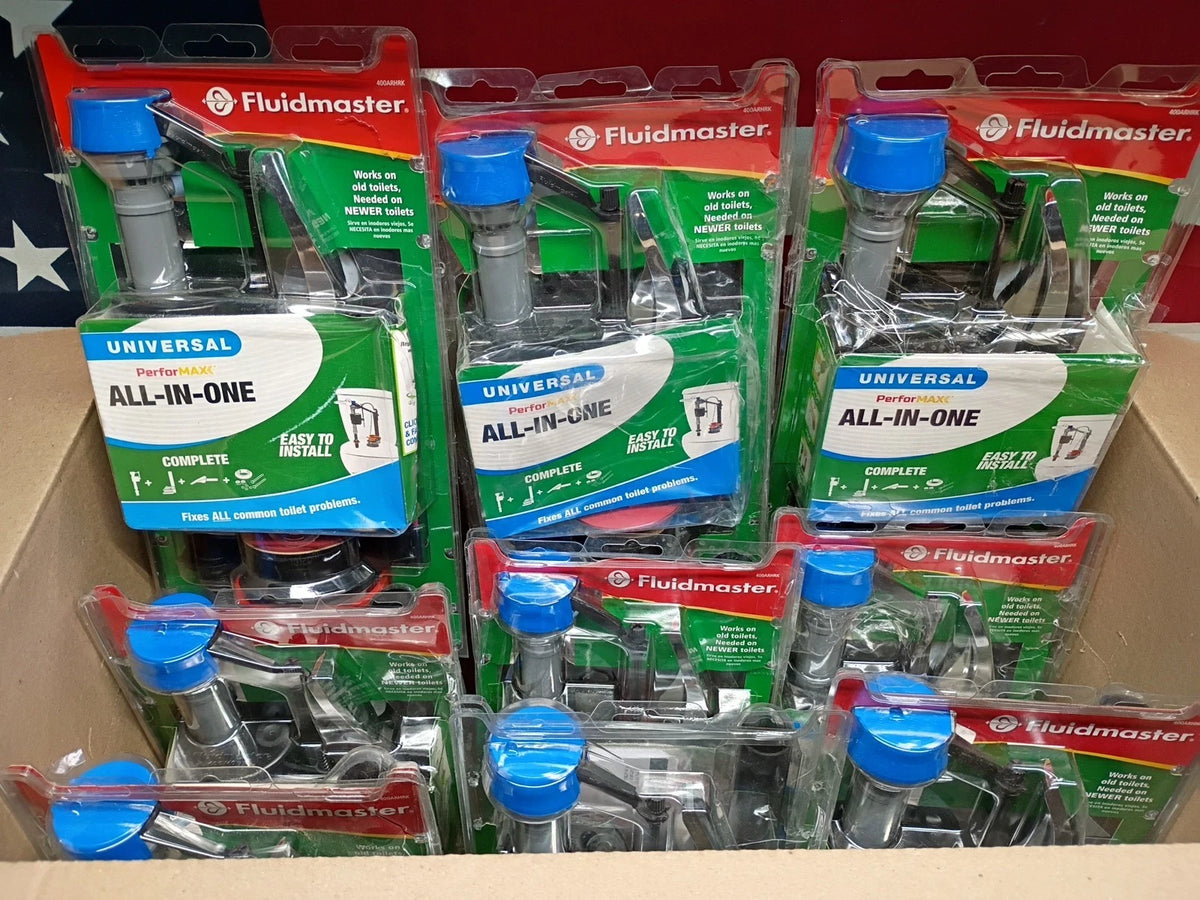 9pk Fluidmaster Universal Complete Toilet Rebuild Repair, 10" H400ARHRK, OB