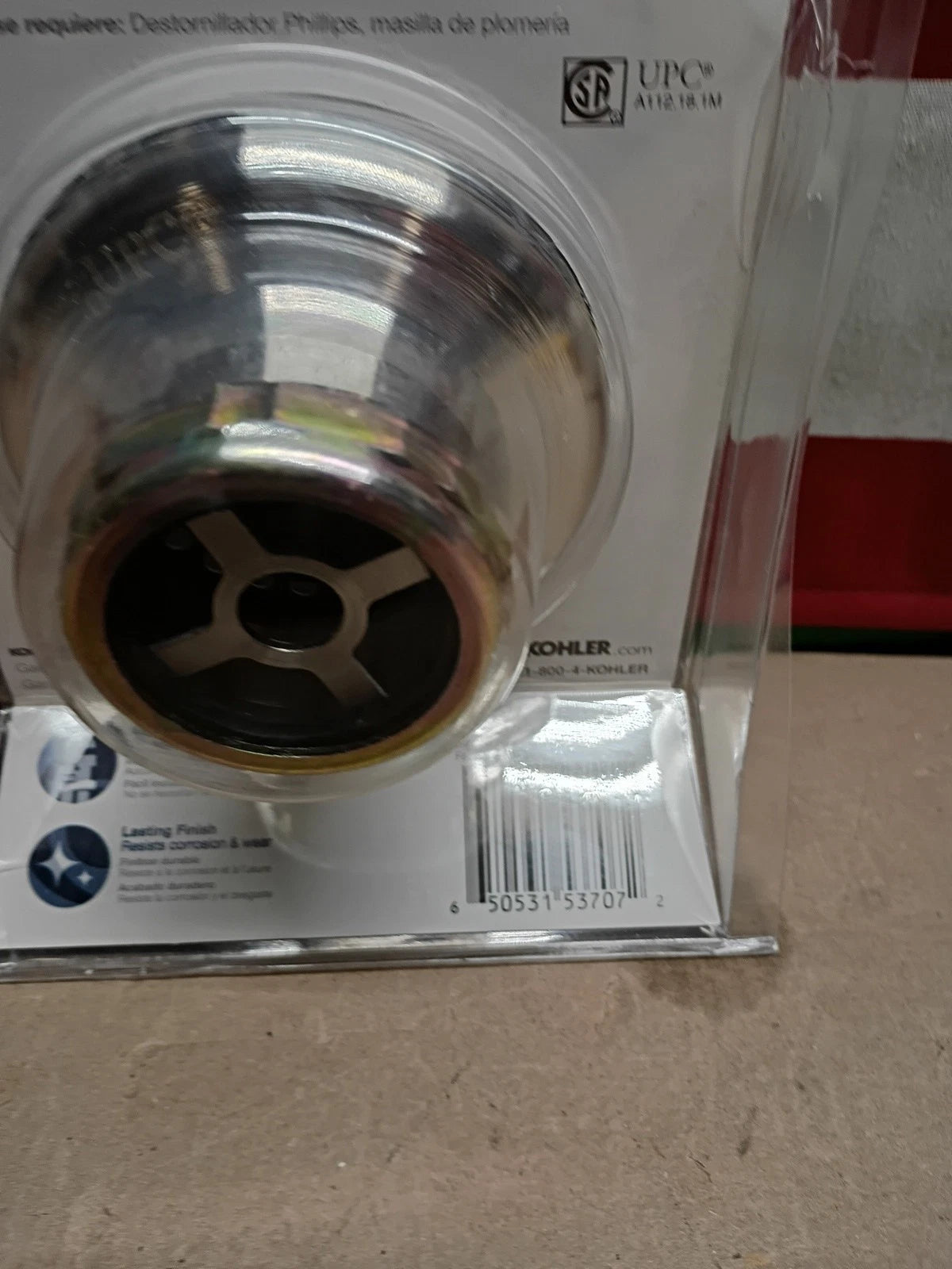 Kohler Duostrainer R8799-C-CP Sink Strainer Fits 3.5"/4" Polished Chrome.