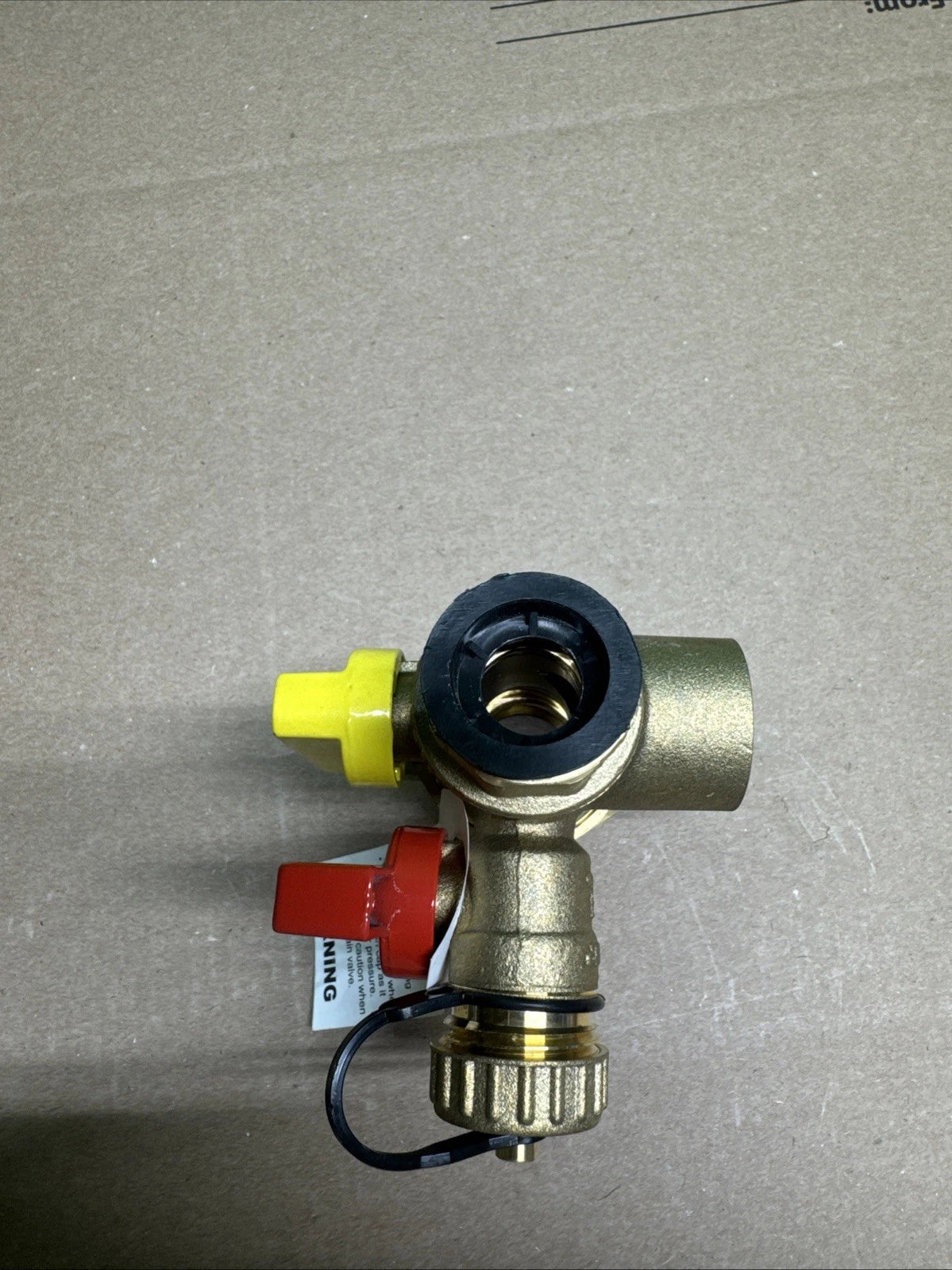 Webstone H-42443WPR-R 3/4" Tankless Water Heater Service Valve Kit w/ Two Valves