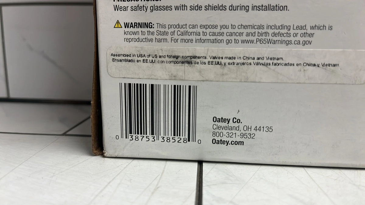 (2 Pack) Oatey Quadtro 38528 Washing Machine Outlet Box With PEX Crimp Valves OB