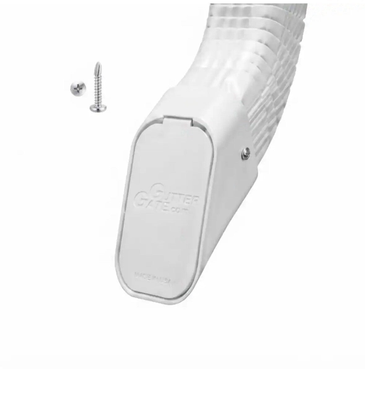 Lot Of 6 Type B 3 in. x 4 in. White Plastic Downspout Extension