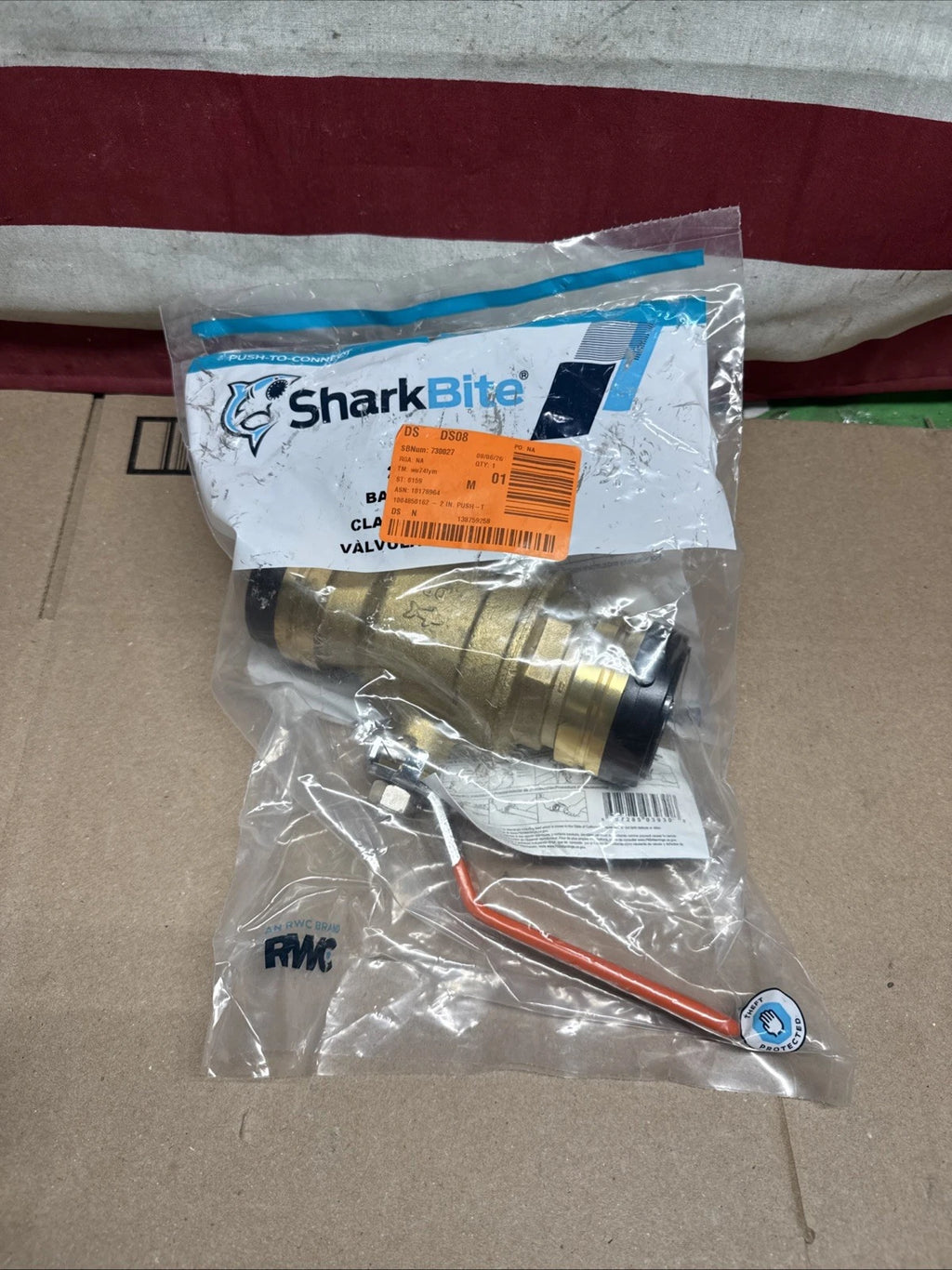 UXLBV54 SharkBite 2" Ball Valve, Push to Connect PEX, CPVC or Copper New