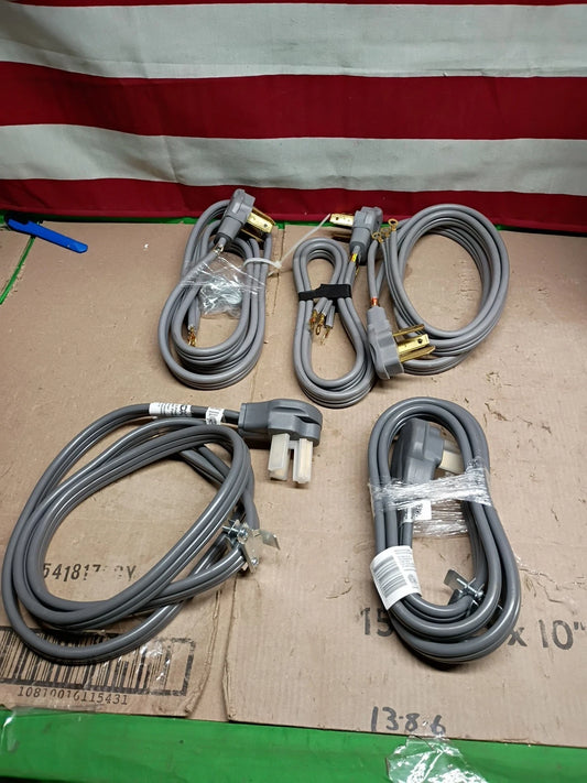 Lot Of 6 HDX (627 833) 6ft 3-Prong Dryer Power Cord (E10044601) ,OB