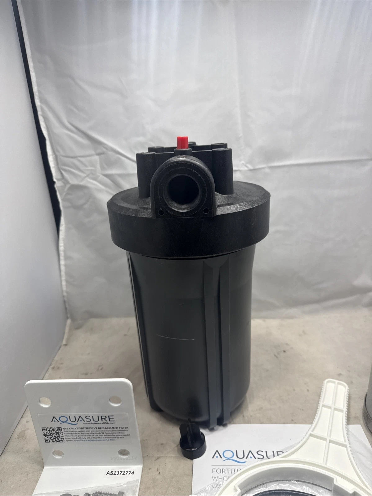 Aquasure Fortitude 10” Whole House Water Filter/ Aquatrol Electronic Valve Meter