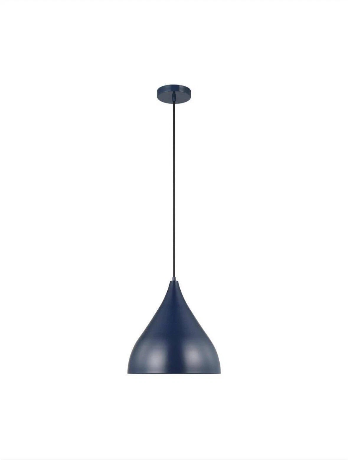 Generation Lighting Oden 1-Light Midnight Black Medium Statement Pendant Light