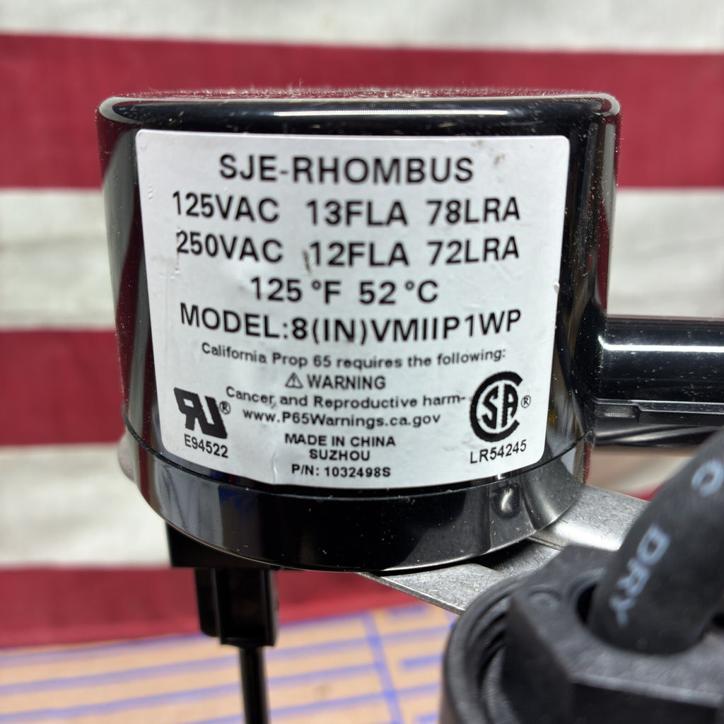 HDSP33V Everbilt 1/3 HP Aluminum Sump Pump Submersible  Vertical Switch Open Box