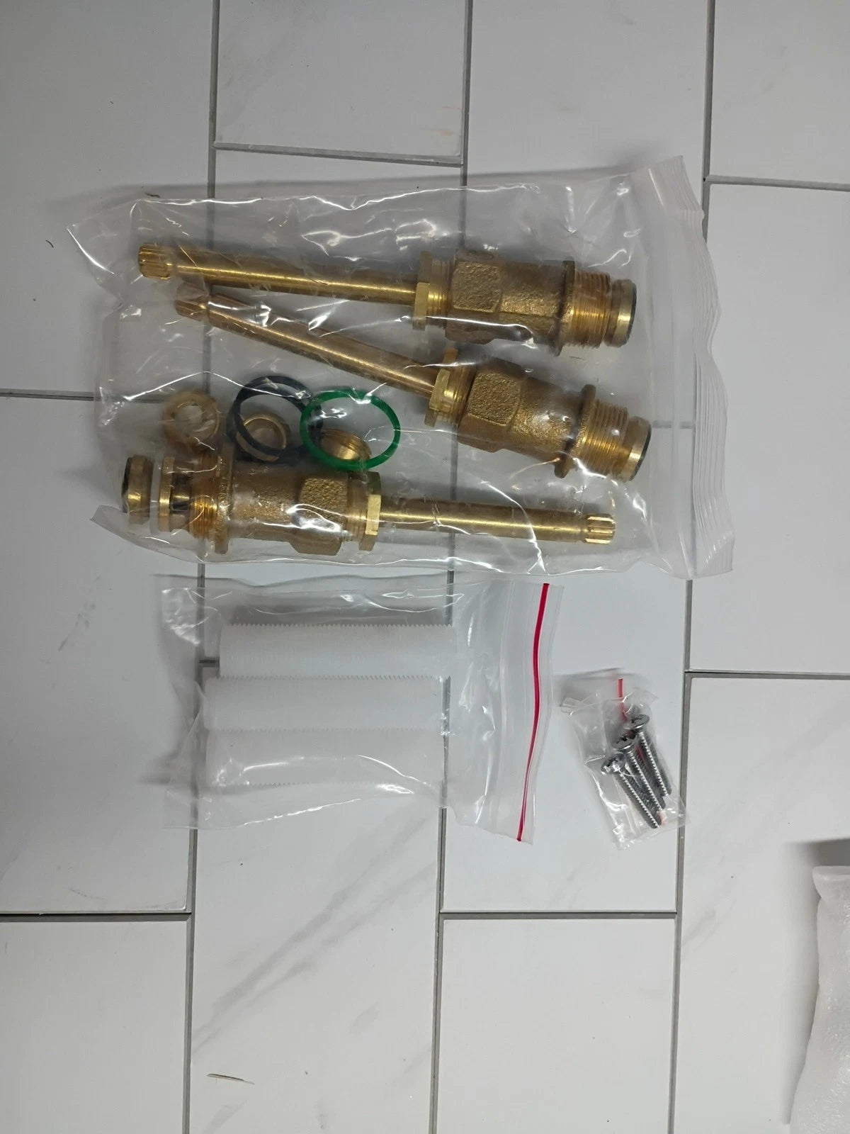 Danco 39696 Porcelain Cross-Handle Bathtub & Shower Rebuild Kit for Pfister