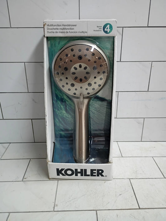 Kohler R30237-G-BN Claro 3-Spray Handheld Shower Head 1.75 GPM Brushed Nickel