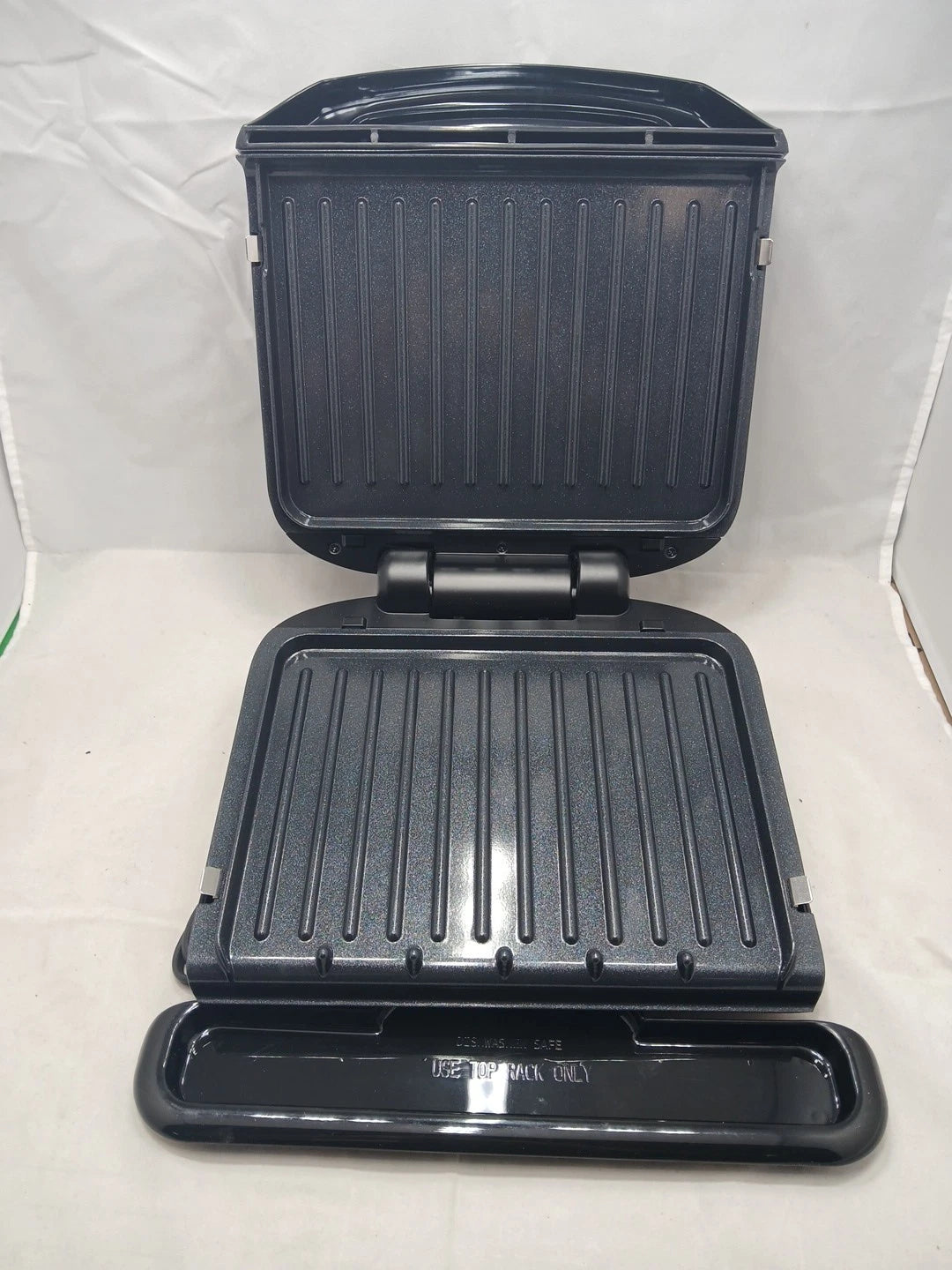 NOB George Foreman GRP1060B-TX Family Size Removable Plate Grill Black Sealed