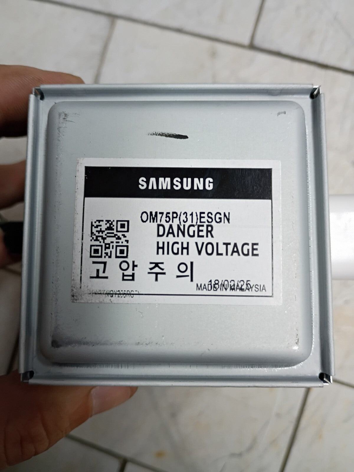 Microwave Magnetron for Samsung For DE69-0103 Parts Only
