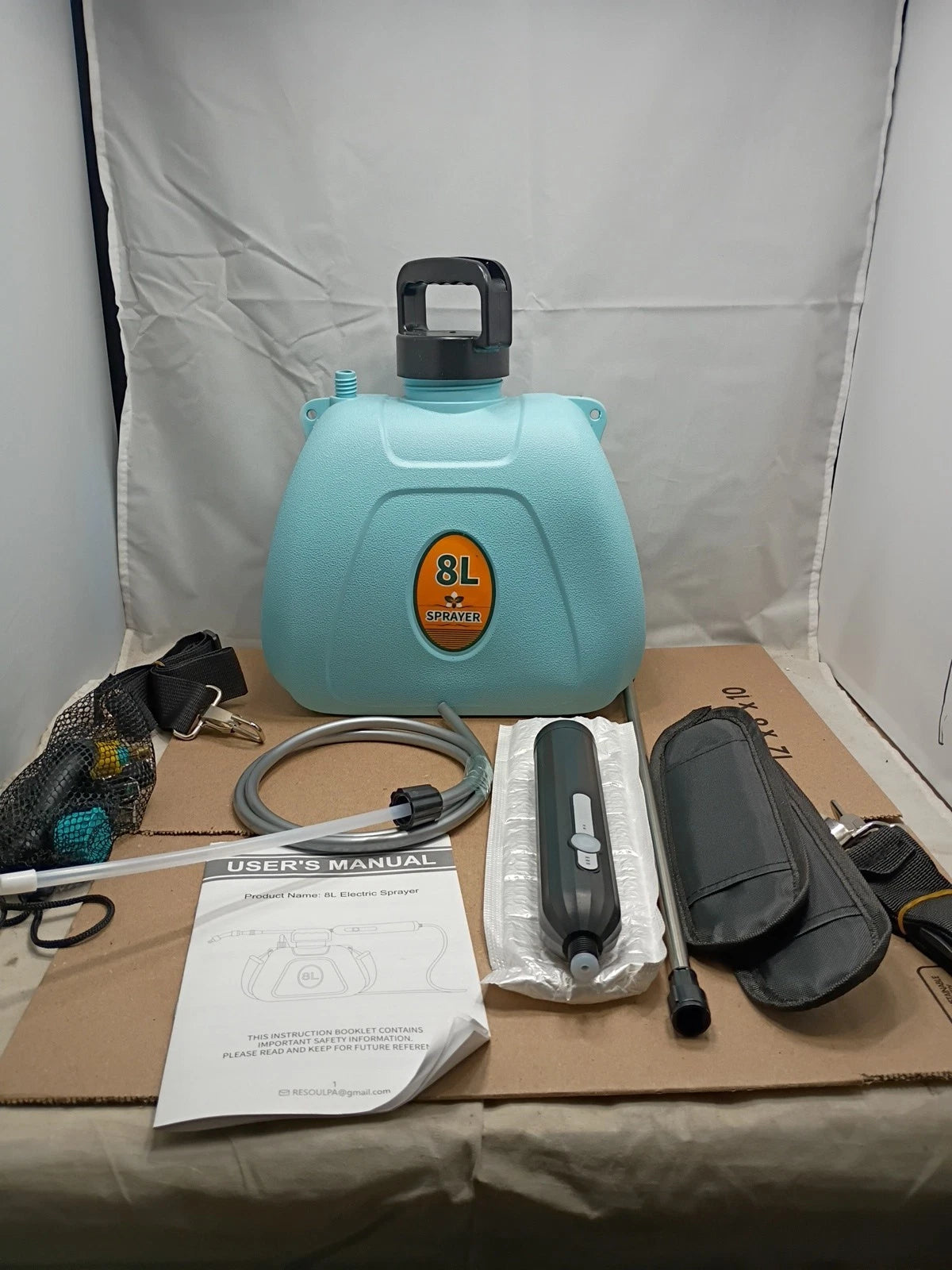 8L Rechargeable Electric Garden Plant Sprayer Battery Powered Pump Sprayer Ob