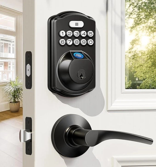 Veise Fingerprint Door Lock KS02B Keypad Digital Deadbolt