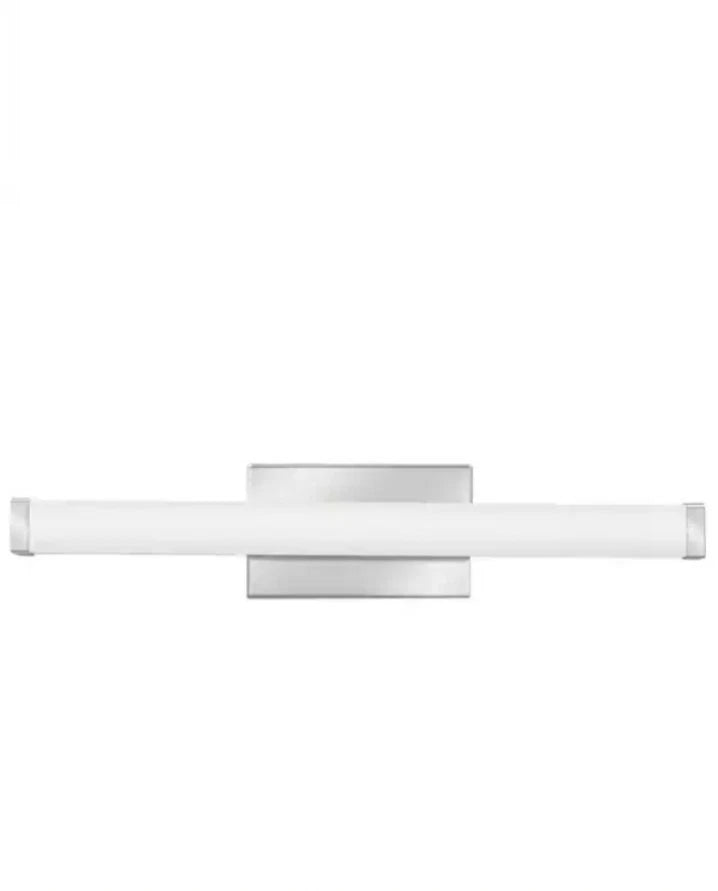 4pk Contemporary Square 3K LED Vanity Light, 2-Foot, Brushed Nickel, 24-Inch OB