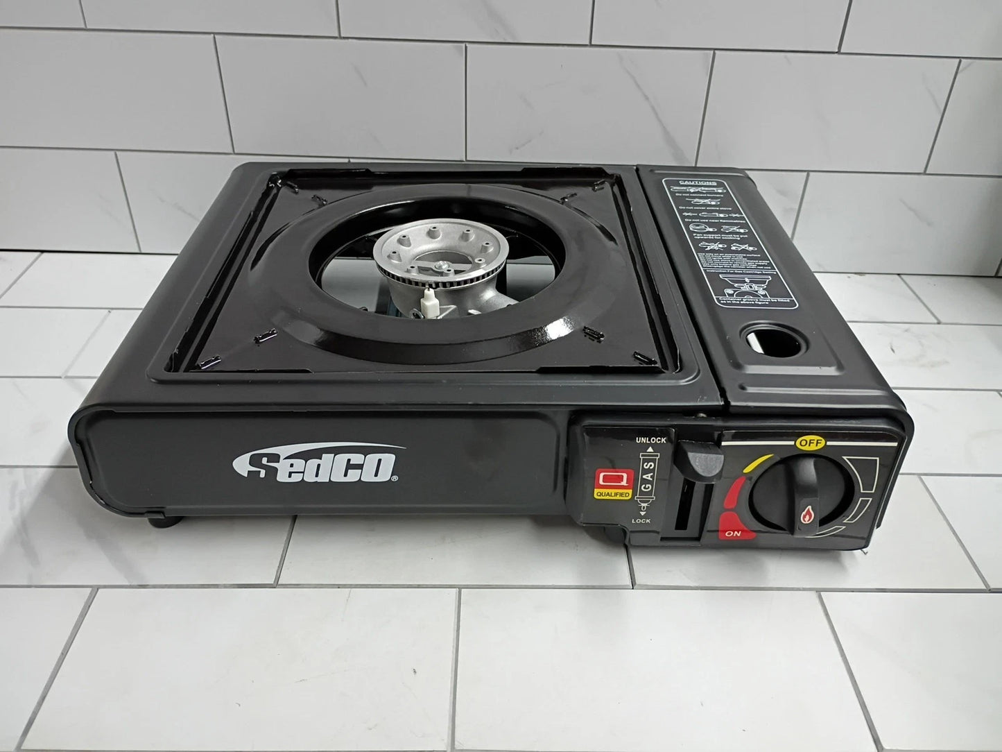 Sedco Portable Butane Gas Camping Burner New Open Box