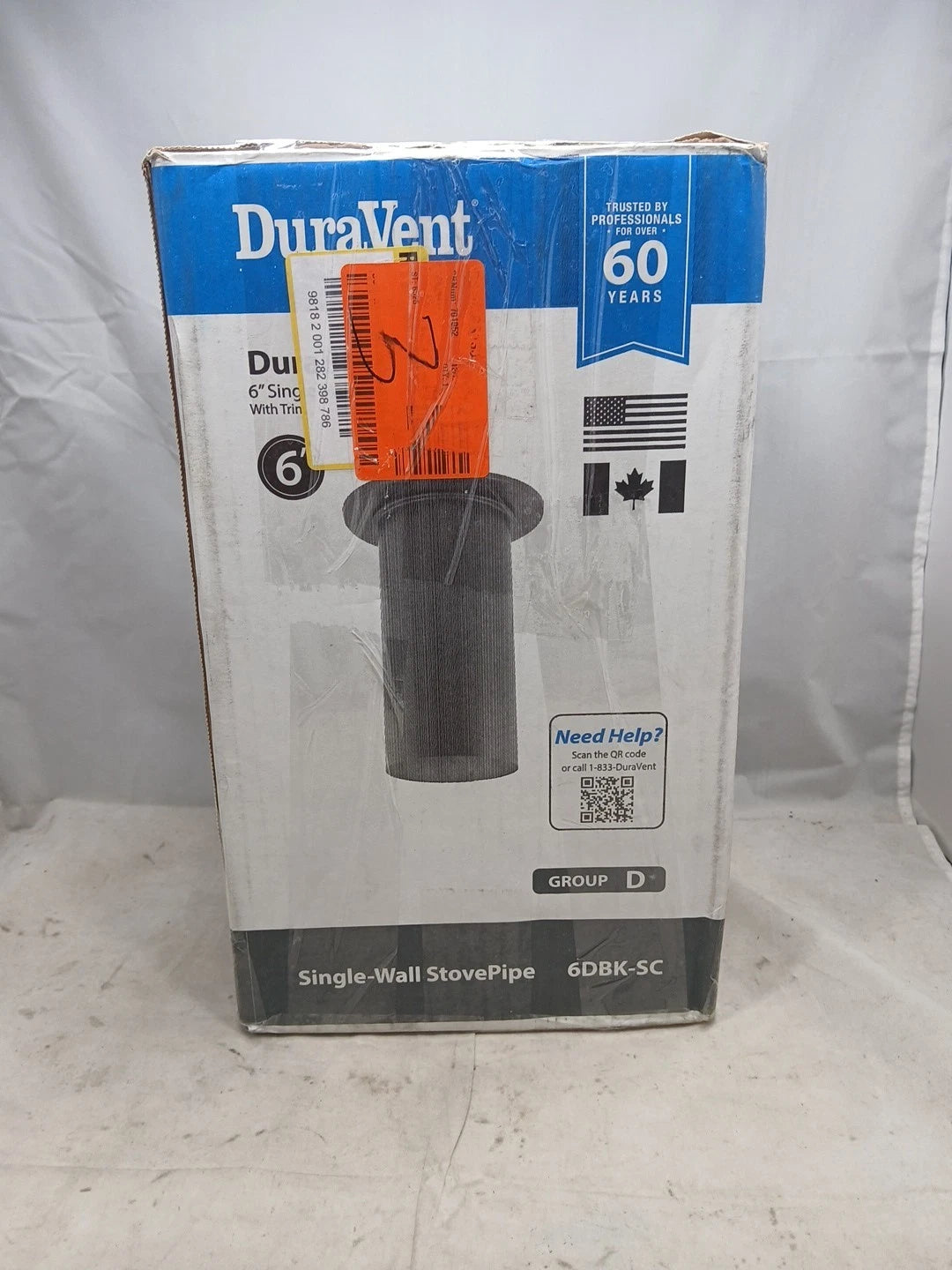 DURAVENT DURABLACK- 6" Slip Connector with Trim #6DBK-SC