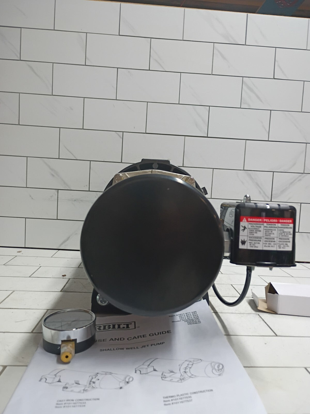 Everbilt HDSWJ5P 1/2 HP Plastic Shallow Well Jet Pump New Open Box
