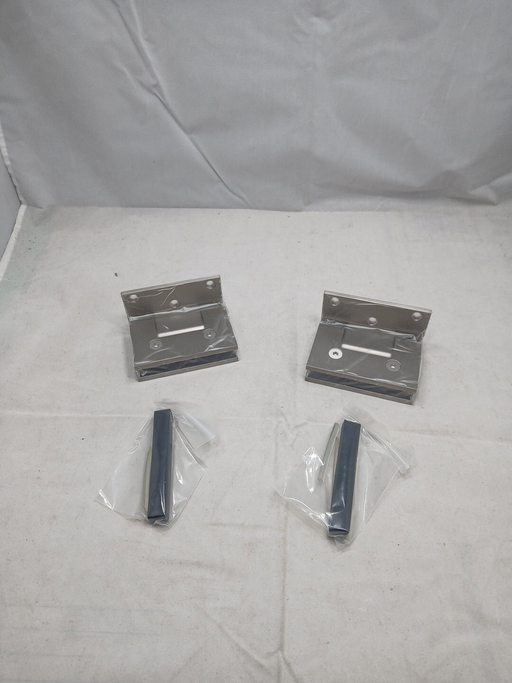 Wall Hinged Frameless Shower Door HINGES Only For 30 in. W x 78 in. H Glass Pane