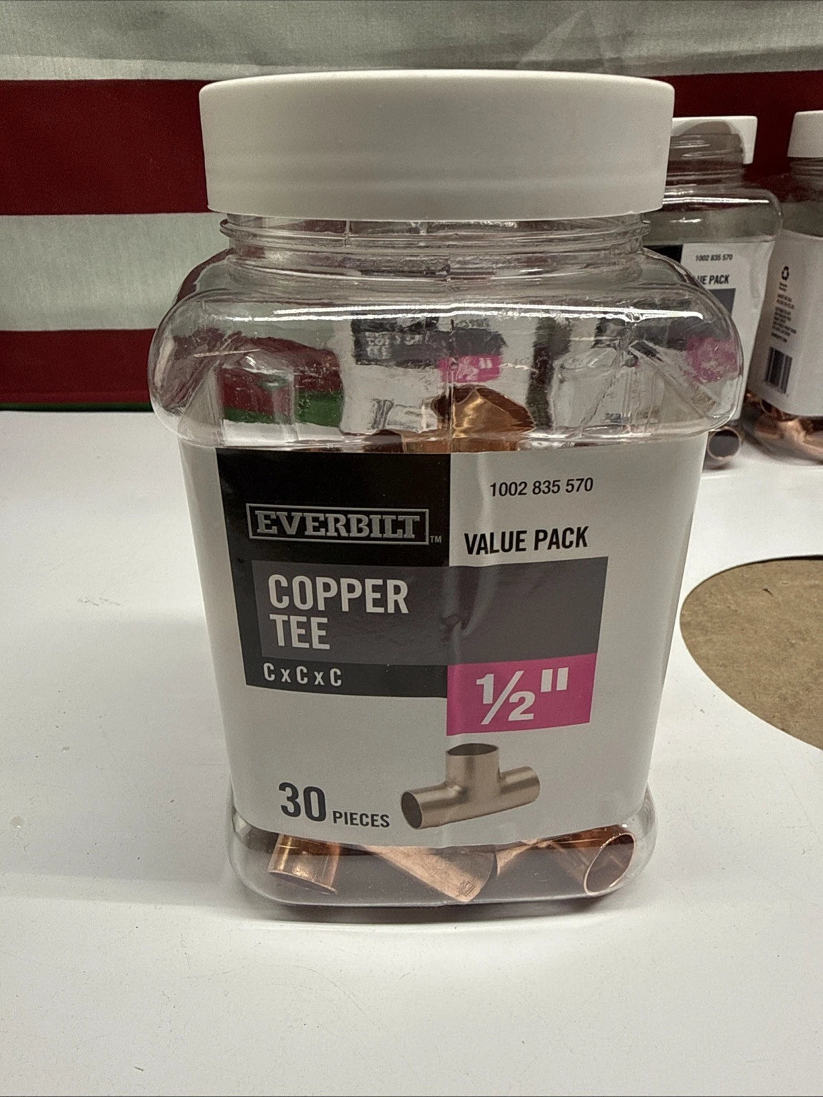 Lot Of 120 EVERBILT 1/2 in. Copper Tee Fittings CxCxC NEW