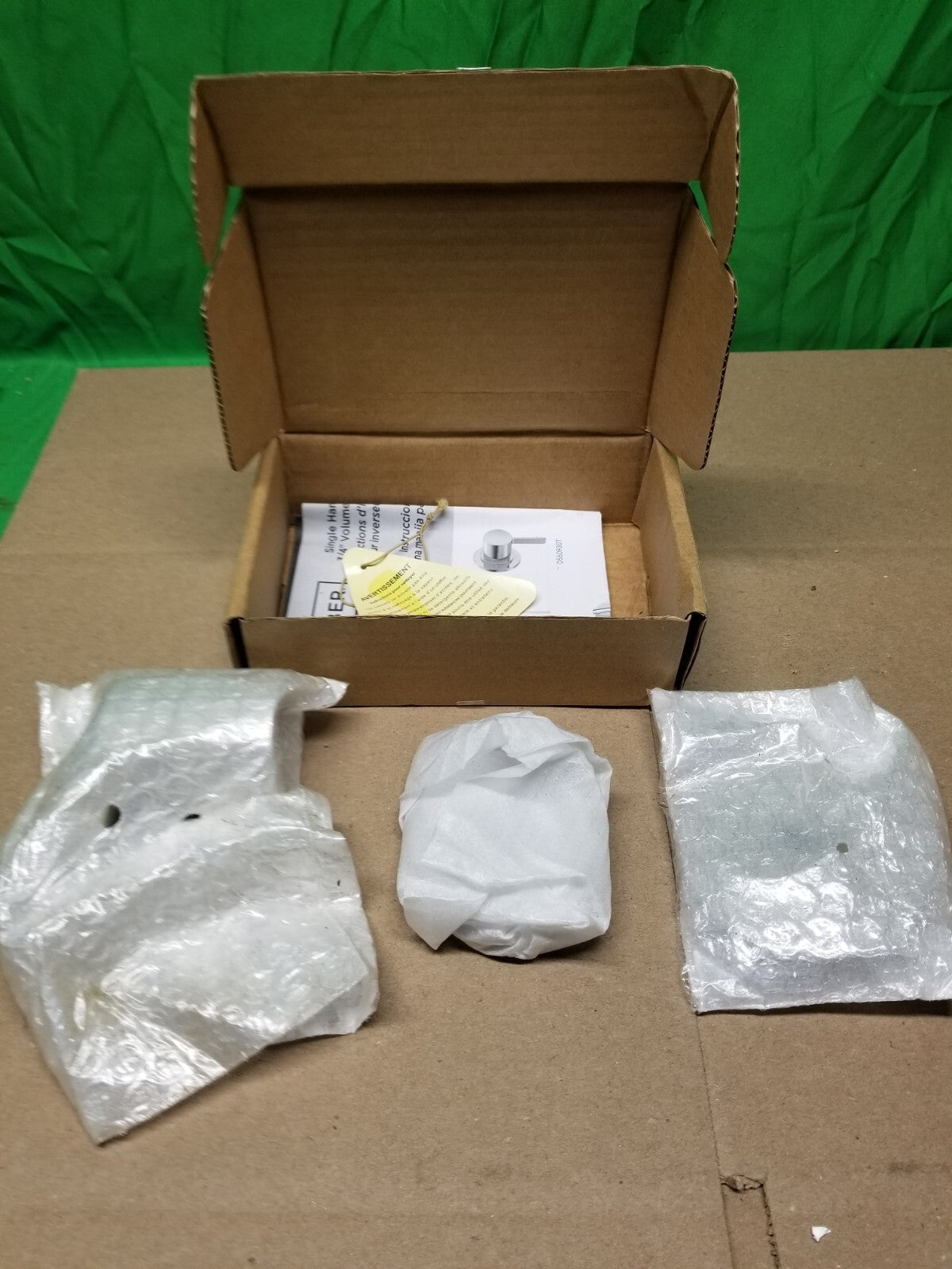 Parma® Single Handle Volume Control Valve Trim in Brushed Nickel New Open Box