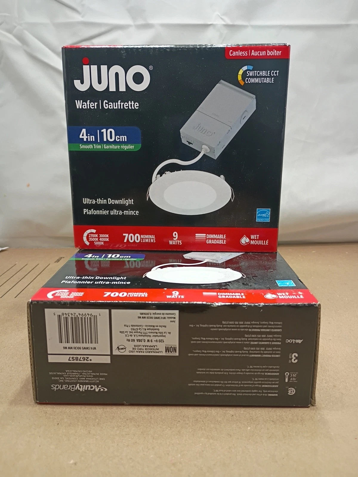 2 NEW PK Juno4in Selectable Ultra Slim Integrated LED White Light 700 Lumens