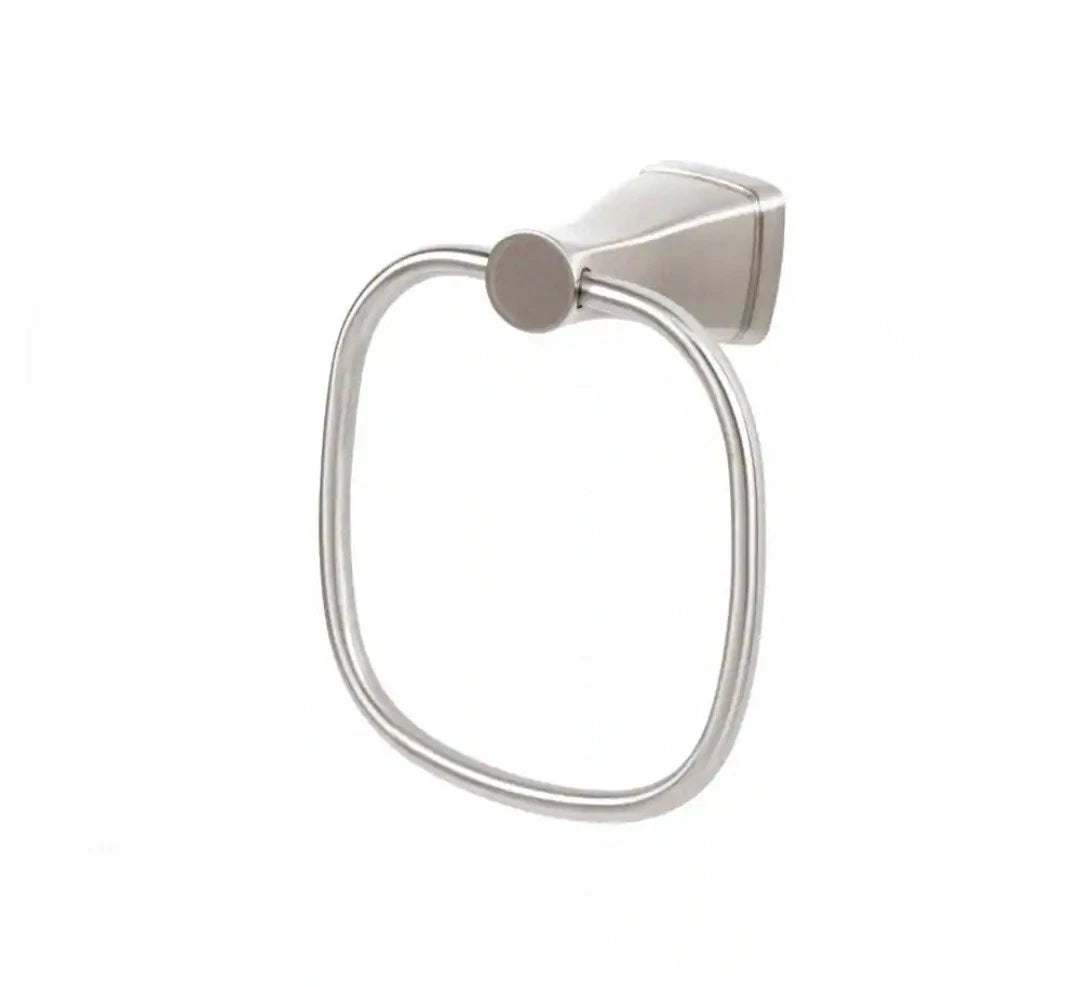 2pck Glacier Bay Calandine Towel Ring Brushed Nickel