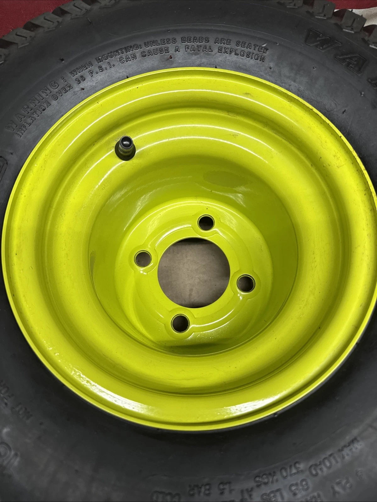 Rear Wheel And Tire For Ryobi Z54Li 80V Zero Turn Lawn Mower