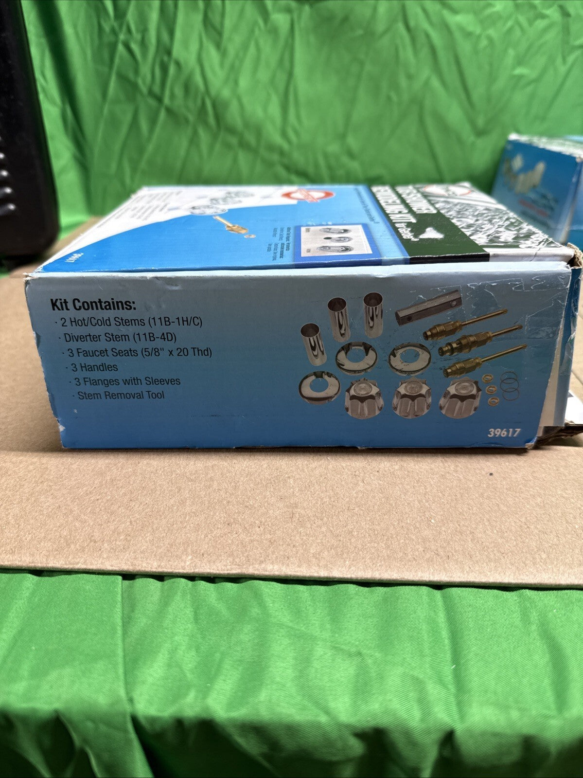 Gerber Tub/Shower 3-Handle Remodeling Kit in Chrome NEW OPEN BOX