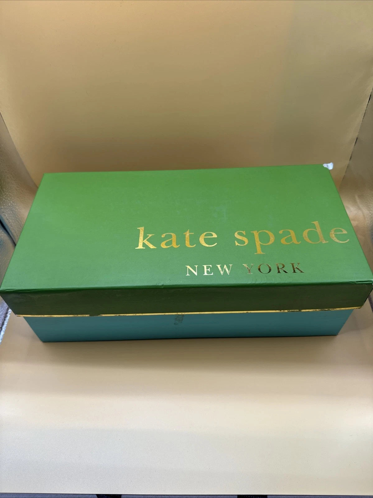 Kate Spade New York Sz 6.5M Women's Sadia Leather Floral Appliqué Sandals New