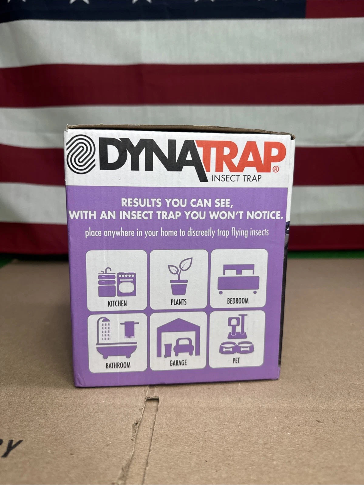 DynaTrap #DT152 Ultralight Indoor Flying Insect Trap. 600 sq ft, 8W OB