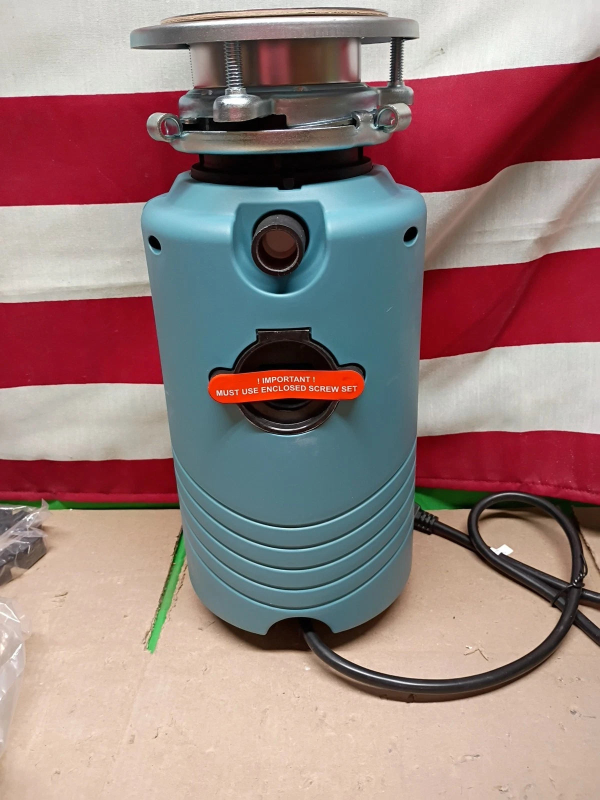 Glacier Bay 1HP GB1000-SL Turbo GrindMax Garbage Disposal
