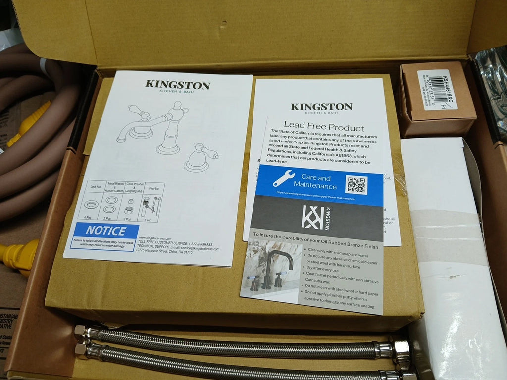 Kingston Brass KS1971 Wilshire 1.2 Faucet Widespread Bathroom - Chrome