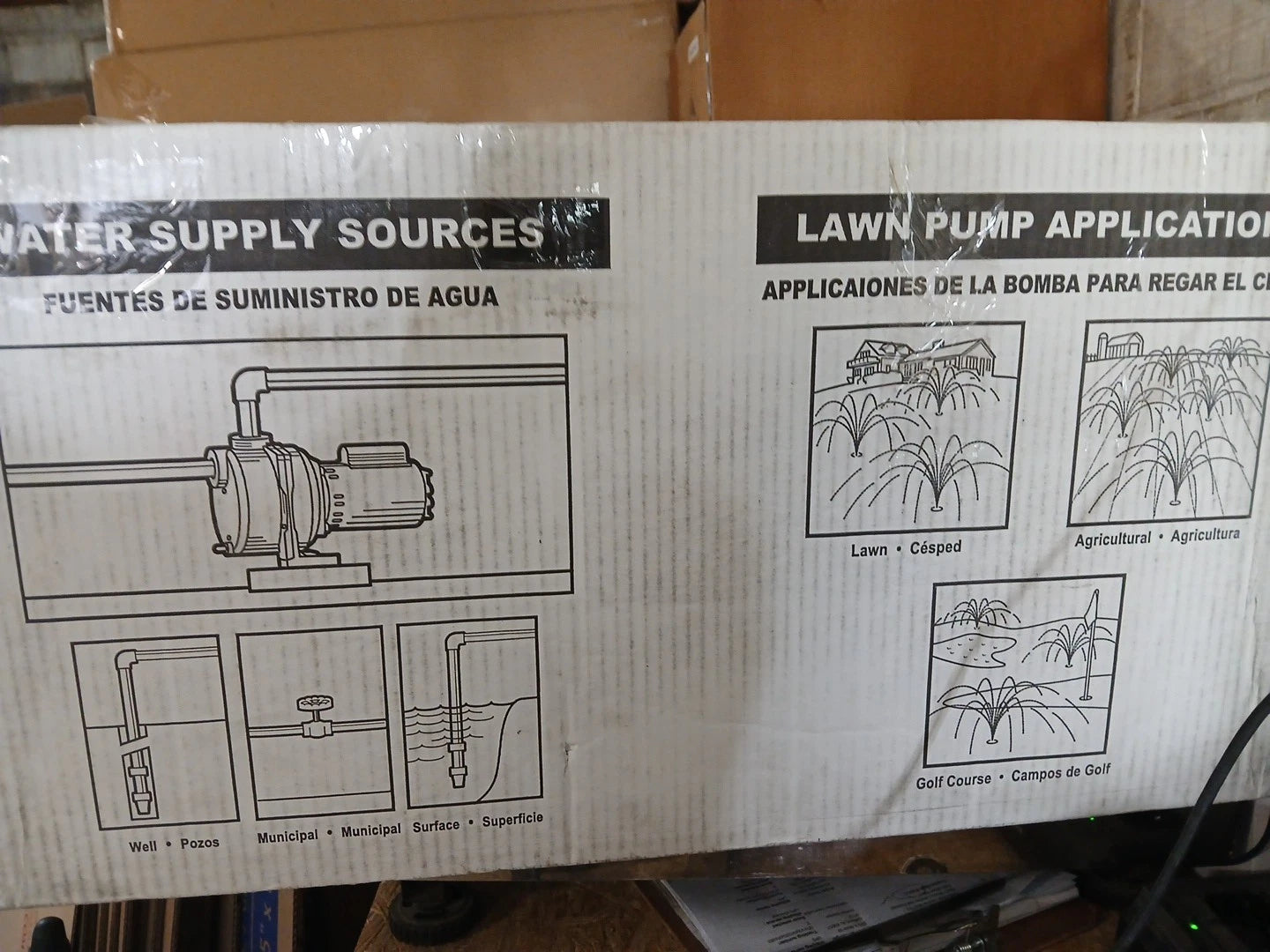 Wayne WLS150 1.5 HP High Volume Cast Iron Lawn Sprinkling Pump 1-1/2 Horsepower