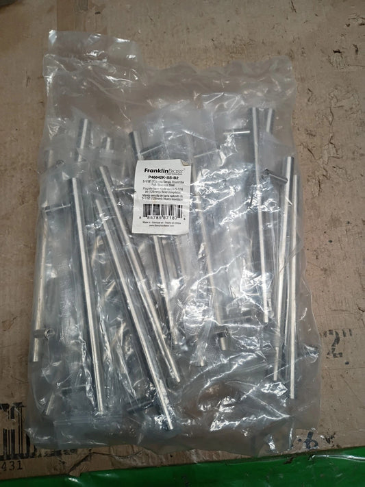 30PK Franklin Brass P46642k-ss-b2 Cabinet Handle Stainless Steel 5/16 Round Bar