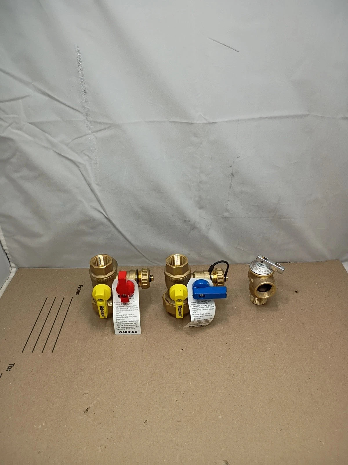 Webstone 42443 3/4 in. EXP Ultra-Compact Tankless Water Heater Service Valve OB