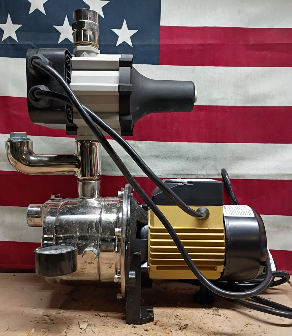 K2 Pumps Automatic Booster Pump 3/4 Hp Lead Free Stainless Steel 115V For Parts