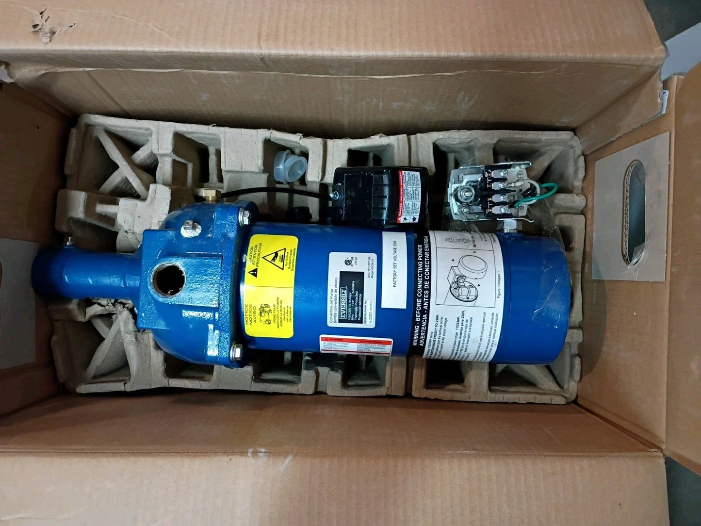 Everbilt HDCWJ10 1 HP Professional Convertible Jet Pump Parts Only
